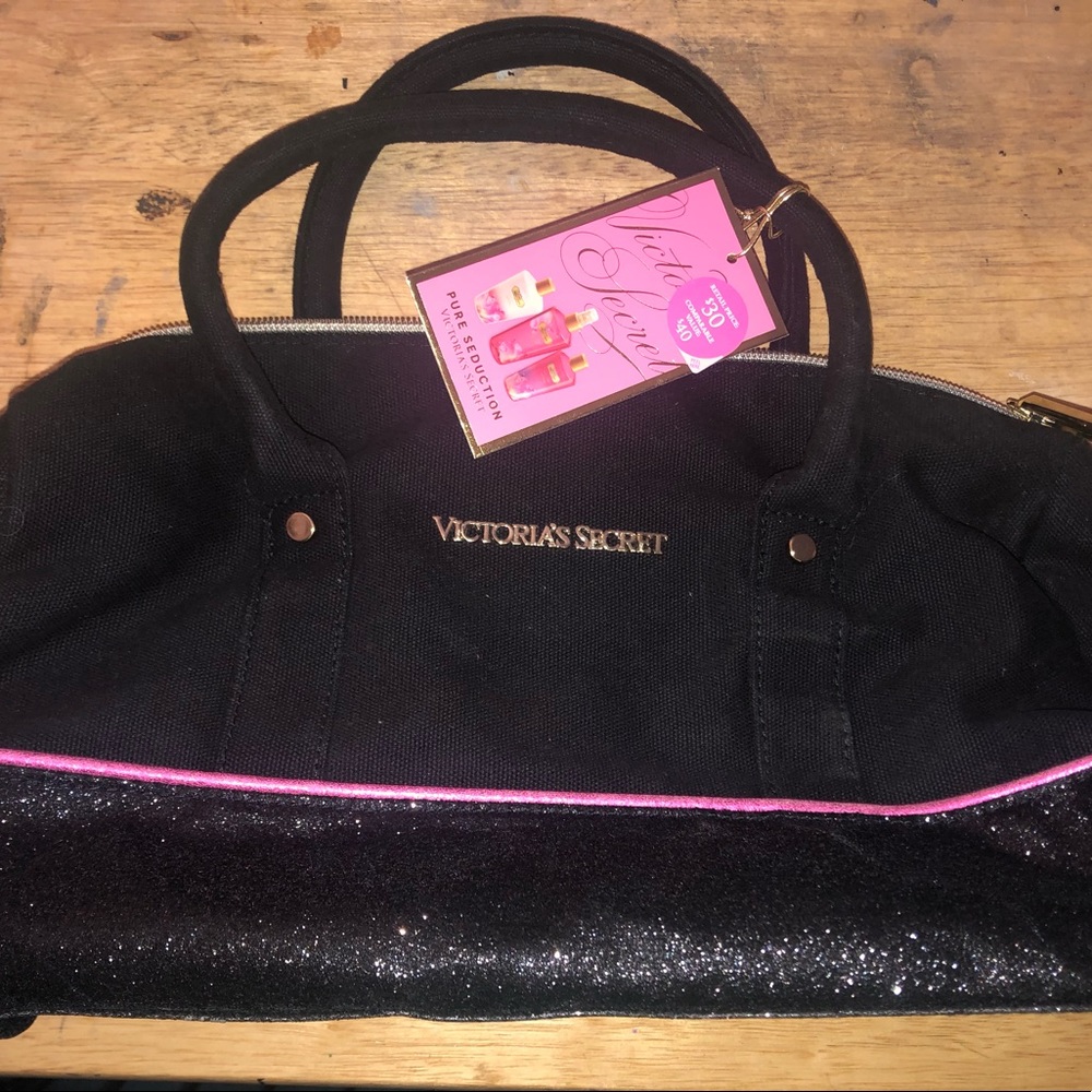 Victoria Secret Glitter Hand Bag Brand New